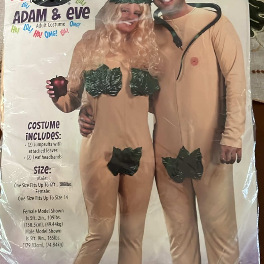 Adam and Eve costumes